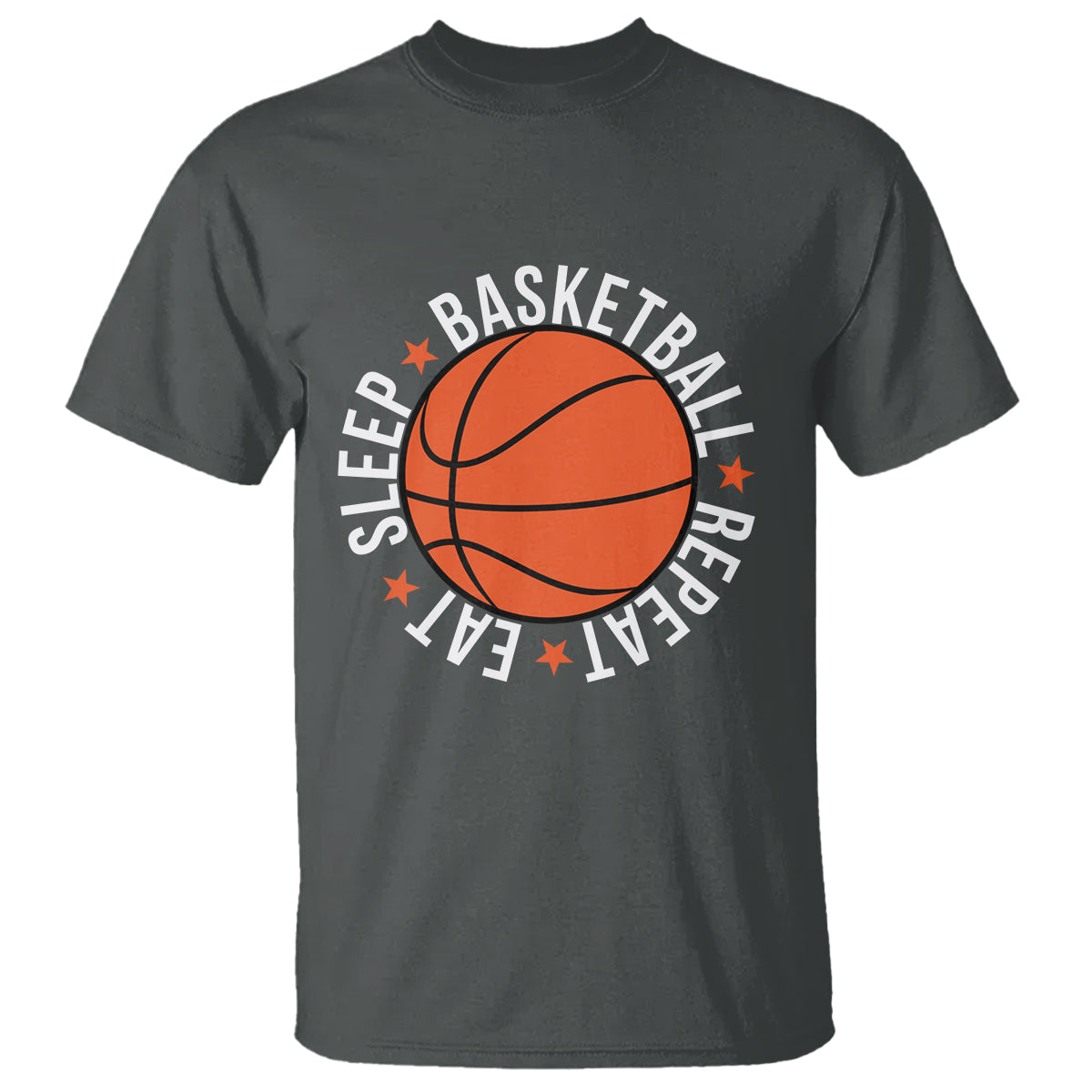 Basketball Lover T Shirt Eat Sleep Basketball Repeat - Wonder Print Shop