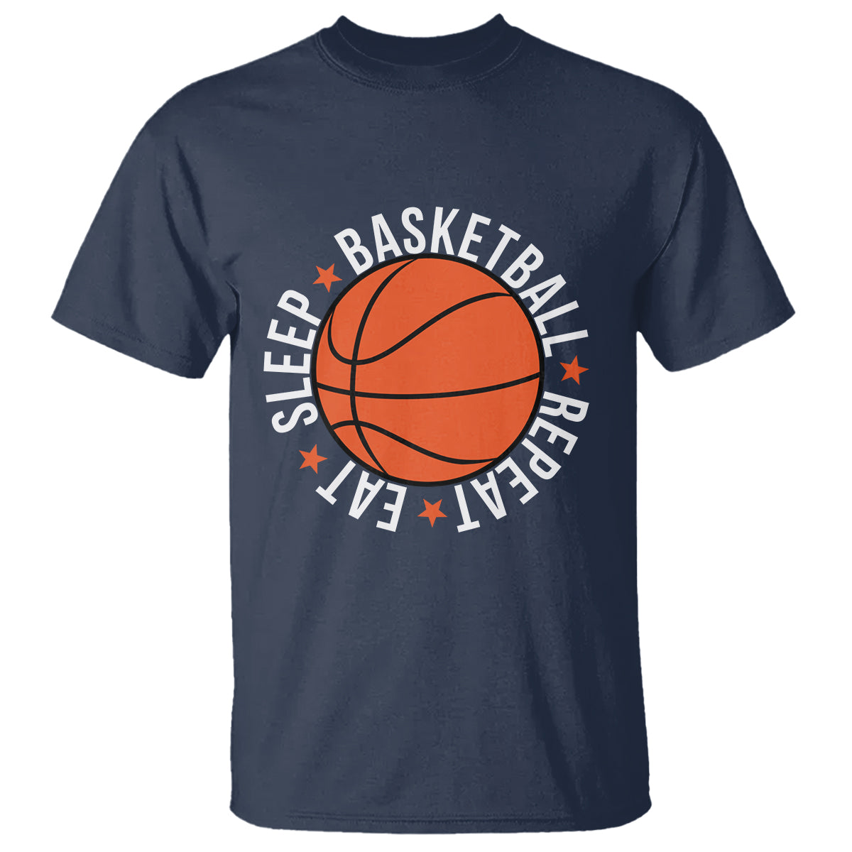 Basketball Lover T Shirt Eat Sleep Basketball Repeat - Wonder Print Shop