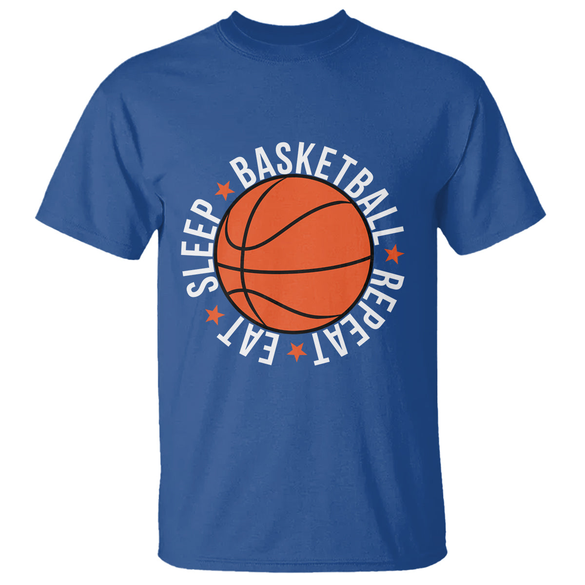 Basketball Lover T Shirt Eat Sleep Basketball Repeat - Wonder Print Shop