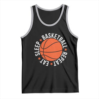 Basketball Lover Tank Top Eat Sleep Basketball Repeat - Wonder Print Shop