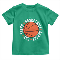 Basketball Lover Toddler T Shirt Eat Sleep Basketball Repeat - Wonder Print Shop