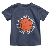 Basketball Lover Toddler T Shirt Eat Sleep Basketball Repeat - Wonder Print Shop