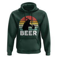 Funny Bear Deer Hoodie Vintage Retro Beer Mug - Wonder Print Shop