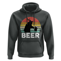 Funny Bear Deer Hoodie Vintage Retro Beer Mug - Wonder Print Shop