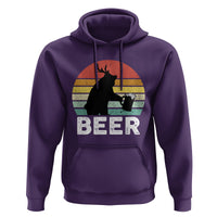 Funny Bear Deer Hoodie Vintage Retro Beer Mug - Wonder Print Shop