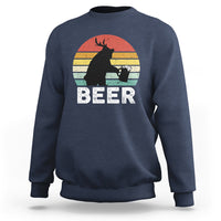 Funny Bear Deer Sweatshirt Vintage Retro Beer Mug - Wonder Print Shop