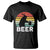 Funny Bear Deer T Shirt Vintage Retro Beer Mug - Wonder Print Shop