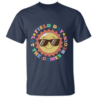 Field Day T Shirt Let The Games Begin Retro Groovy Smile Face Sunshine - Wonder Print Shop