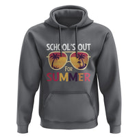 Schools Out For Summer Hoodie End Of School Retro Sunglasses Summer Vacation - Wonder Print Shop