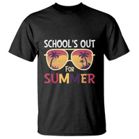 Schools Out For Summer T Shirt End Of School Retro Sunglasses Summer Vacation - Wonder Print Shop