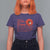 I Wear A Little Poppy Memorial Day T Shirt For Women Veterans Day USA Red Poppy Flower