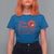 I Wear A Little Poppy Memorial Day T Shirt For Women Veterans Day USA Red Poppy Flower