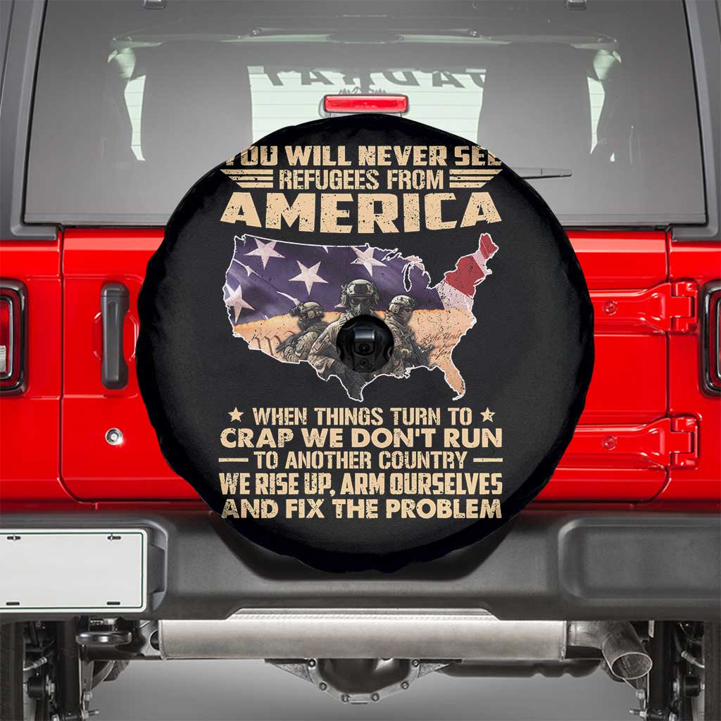 You Will Never See Refugees From America When Things Turn To Spare Tire Cover