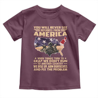 You Will Never See Refugees From America When Things Turn To Toddler T Shirt