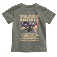You Will Never See Refugees From America When Things Turn To Toddler T Shirt