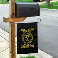 Funny #1 Anal Bead Tug O War Champion Garden Flag Adult Humor Cringe - Wonder Print Shop
