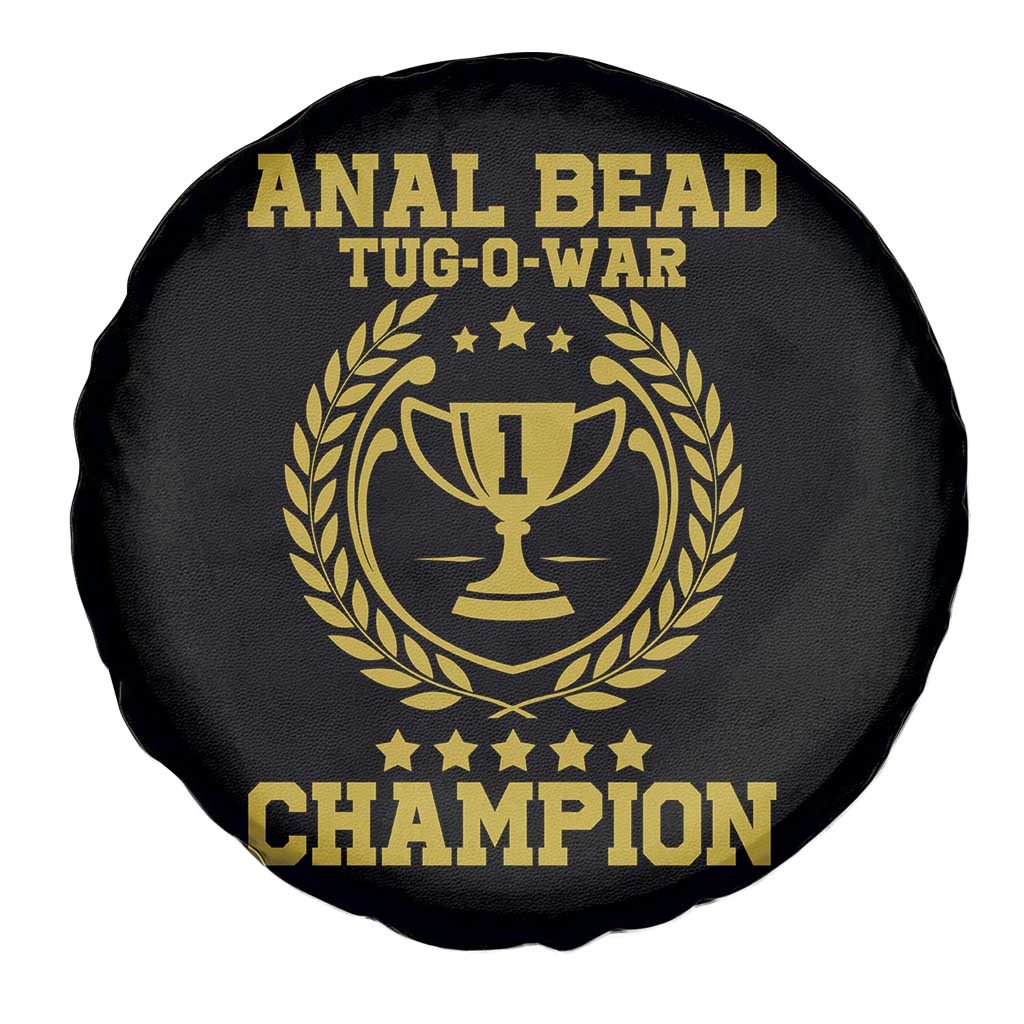 Funny #1 Anal Bead Tug O War Champion Spare Tire Cover Adult Humor Cringe