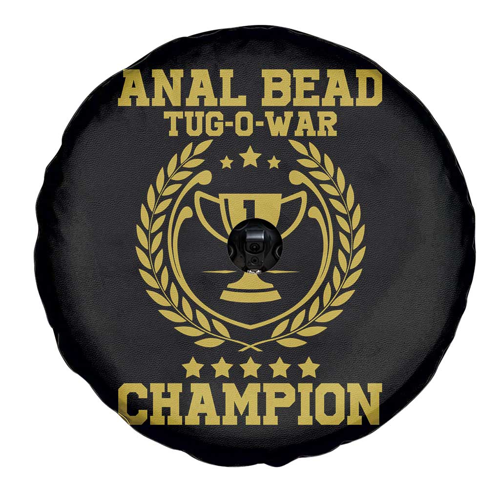 Funny #1 Anal Bead Tug O War Champion Spare Tire Cover Adult Humor Cringe