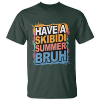 Funny Have A Skibidi Summer Bruh T Shirt Teacher Student Last Day of School