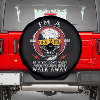 Funny I Am A Gen X-er Spare Tire Cover So If You Dont Want Your Feeling Hurt Walk Away Vintage Skull - Wonder Print Shop