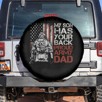 My Son Has Your Back Proud Army Dad Spare Tire Cover Military Father