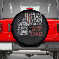 My Son Has Your Back Proud Army Dad Spare Tire Cover Military Father