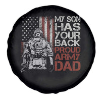 My Son Has Your Back Proud Army Dad Spare Tire Cover Military Father