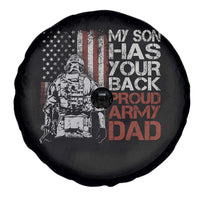 My Son Has Your Back Proud Army Dad Spare Tire Cover Military Father