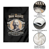 Bass Reeves First Black US Marshal And Real Lone Ranger Garden Flag African American Cowboy Legend - Wonder Print Shop