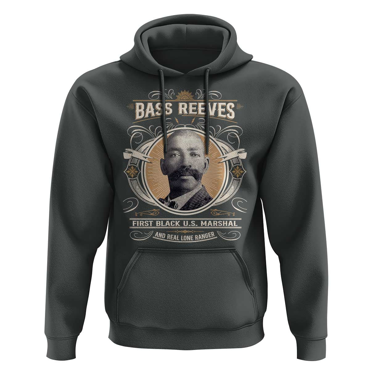 Bass Reeves First Black US Marshal And Real Lone Ranger Hoodie African American Cowboy
