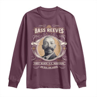 Bass Reeves First Black US Marshal And Real Lone Ranger Long Sleeve Shirt African American Cowboy