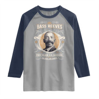 Bass Reeves First Black US Marshal And Real Lone Ranger Raglan Shirt African American Cowboy