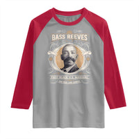 Bass Reeves First Black US Marshal And Real Lone Ranger Raglan Shirt African American Cowboy