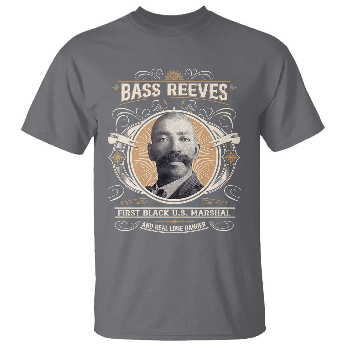 Bass Reeves First Black US Marshal And Real Lone Ranger T Shirt African American Cowboy