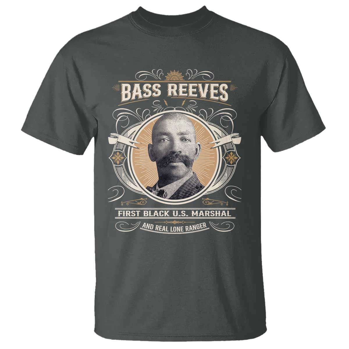 Bass Reeves First Black US Marshal And Real Lone Ranger T Shirt African American Cowboy