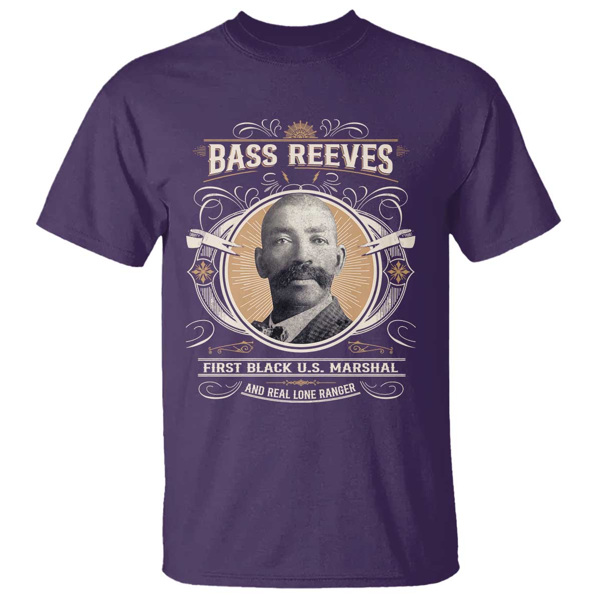 Bass Reeves First Black US Marshal And Real Lone Ranger T Shirt African American Cowboy