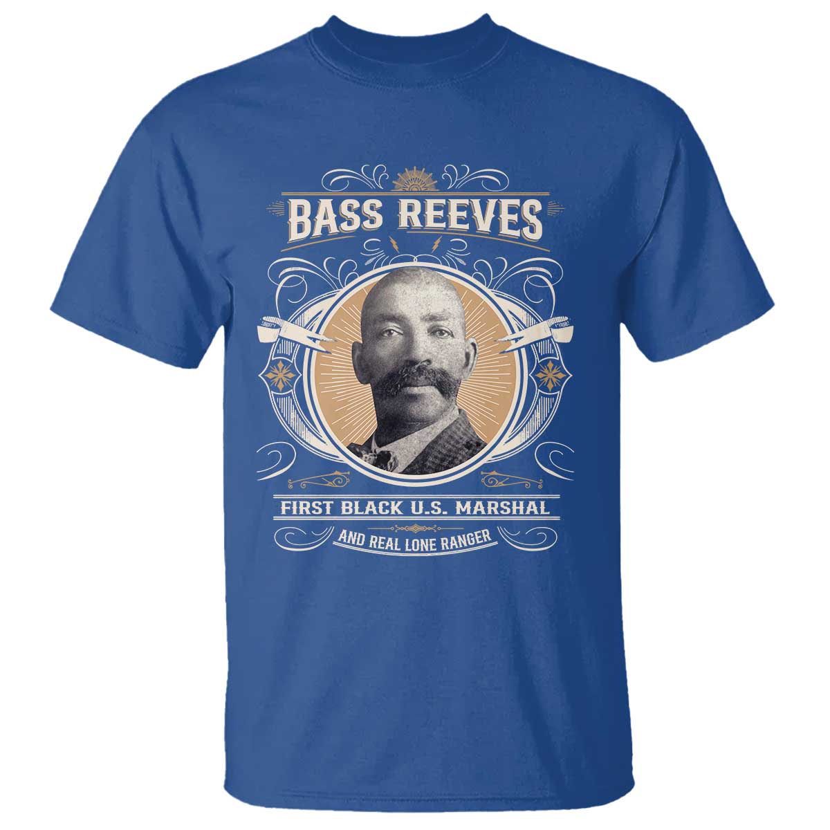 Bass Reeves First Black US Marshal And Real Lone Ranger T Shirt African American Cowboy