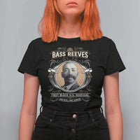 Bass Reeves First Black US Marshal And Real Lone Ranger T Shirt For Women African American Cowboy