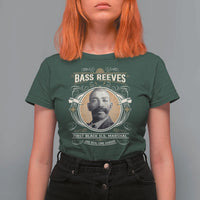 Bass Reeves First Black US Marshal And Real Lone Ranger T Shirt For Women African American Cowboy