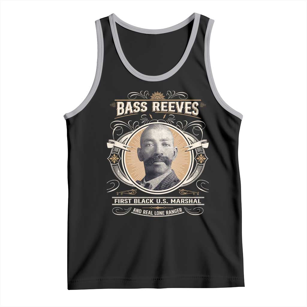 Bass Reeves First Black US Marshal And Real Lone Ranger Tank Top African American Cowboy