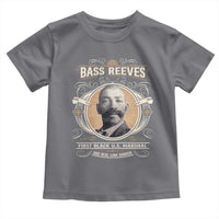 Bass Reeves First Black US Marshal And Real Lone Ranger Toddler T Shirt African American Cowboy