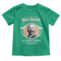 Bass Reeves First Black US Marshal And Real Lone Ranger Toddler T Shirt African American Cowboy