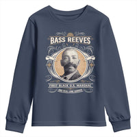 Bass Reeves First Black US Marshal And Real Lone Ranger Youth Sweatshirt African American Cowboy