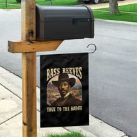 Bass Reeves True To The Badge Garden Flag African American Cowboy Marshal Black History Month - Wonder Print Shop