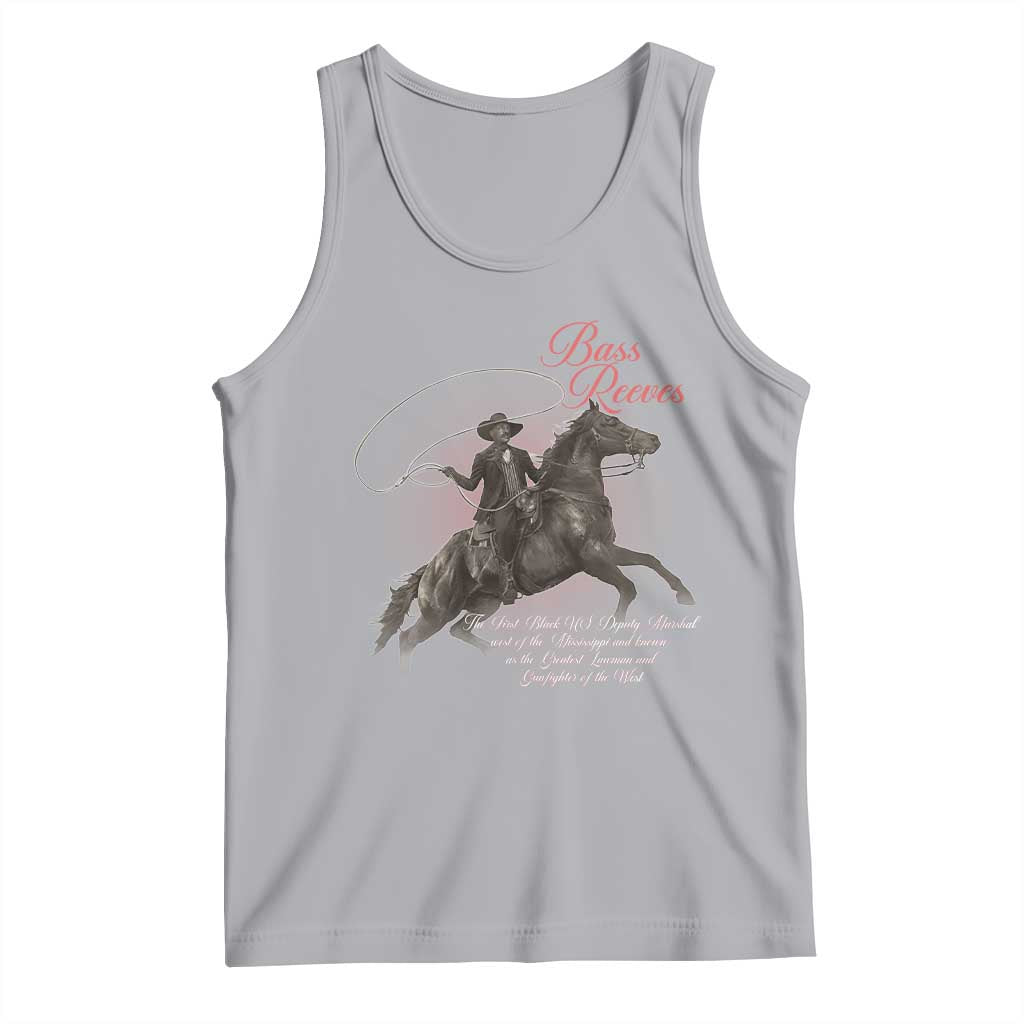 Bass Reeves Tank Top African American Cowboy Marshal Black History Month TS11