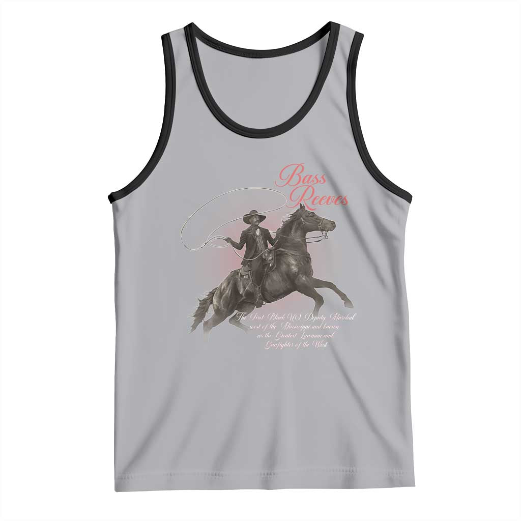 Bass Reeves Tank Top African American Cowboy Marshal Black History Month TS11