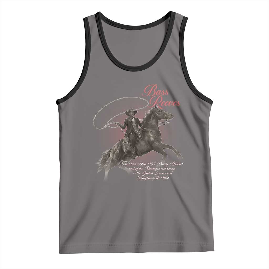 Bass Reeves Tank Top African American Cowboy Marshal Black History Month TS11