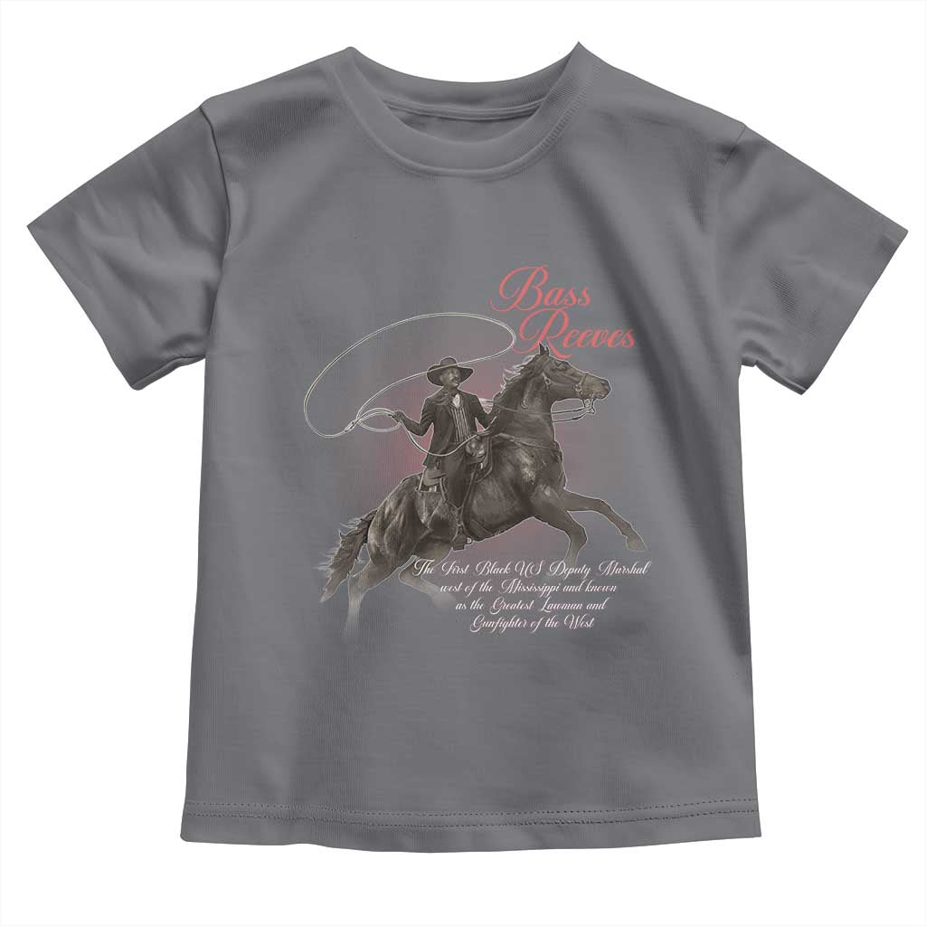 Bass Reeves Toddler T Shirt African American Cowboy Marshal Black History Month TS11