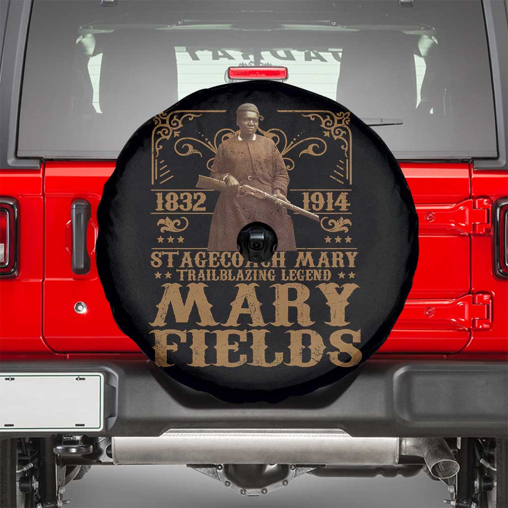Mary Fields Spare Tire Cover Stagecoach Mary Trailblazing Legend Black Cowgirl Pioneer