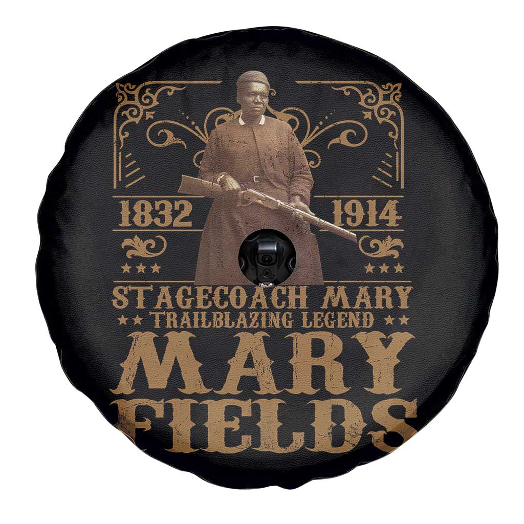 Mary Fields Spare Tire Cover Stagecoach Mary Trailblazing Legend Black Cowgirl Pioneer